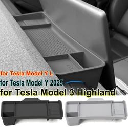 For Tesla Model 3 Highland Dashboard Storage Tray Model Y L 2026 Silicone Panel Screen Back Organizer Tissue Box Glasses Holder
