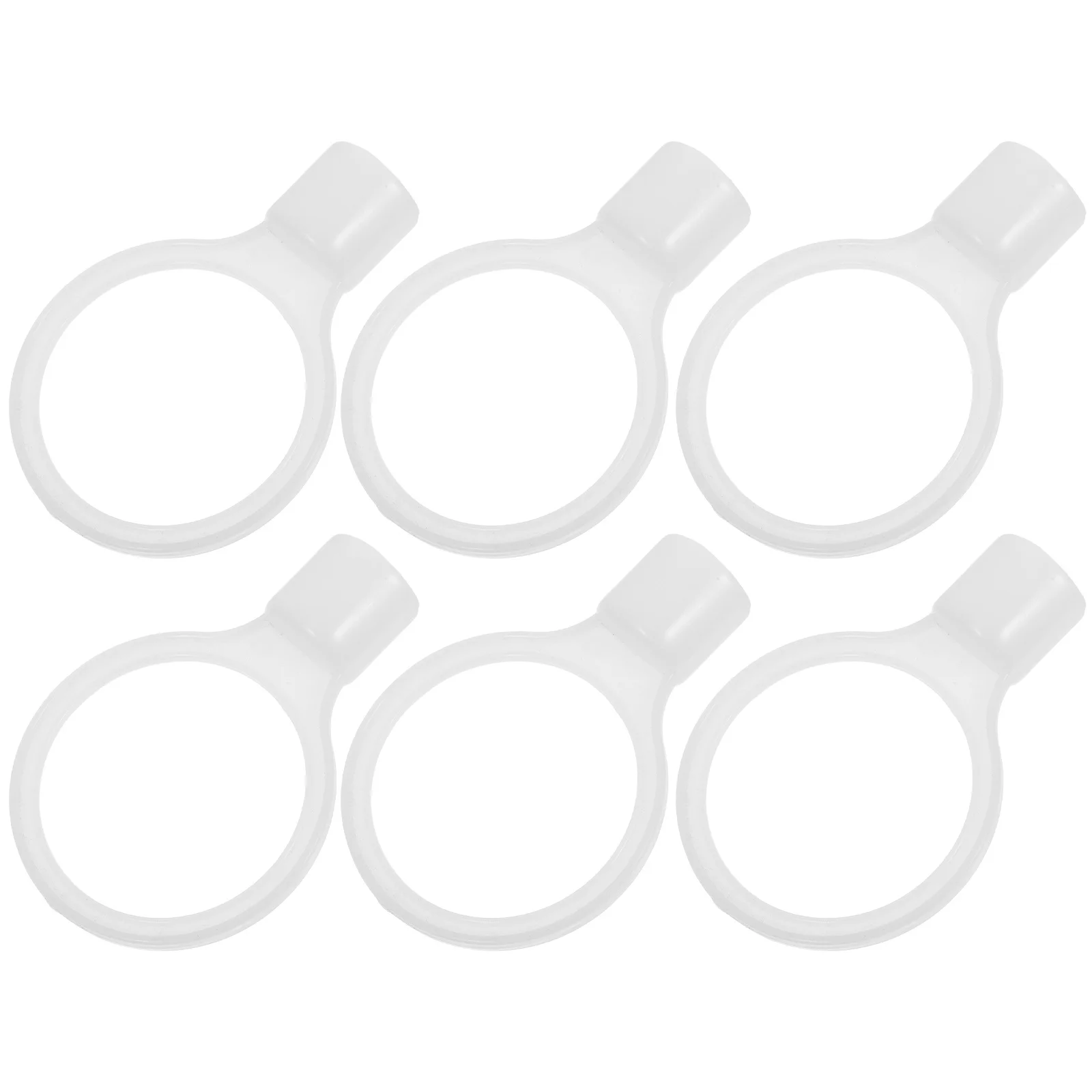 6Pcs Weatherproof Plastic Safety Cone Connectors for Road Barriers Traffic Control Accessories Safety Warning Cone Connector