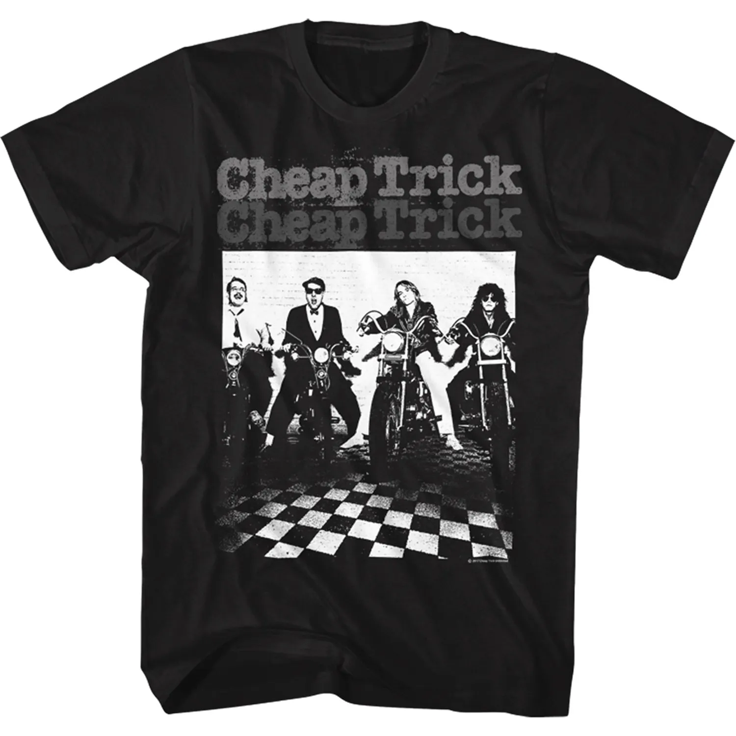 Cheap Trick - Non-mainstream and Heavy Metal Band Retro Style Trendy Men's Loose Short-sleeved T-shirt