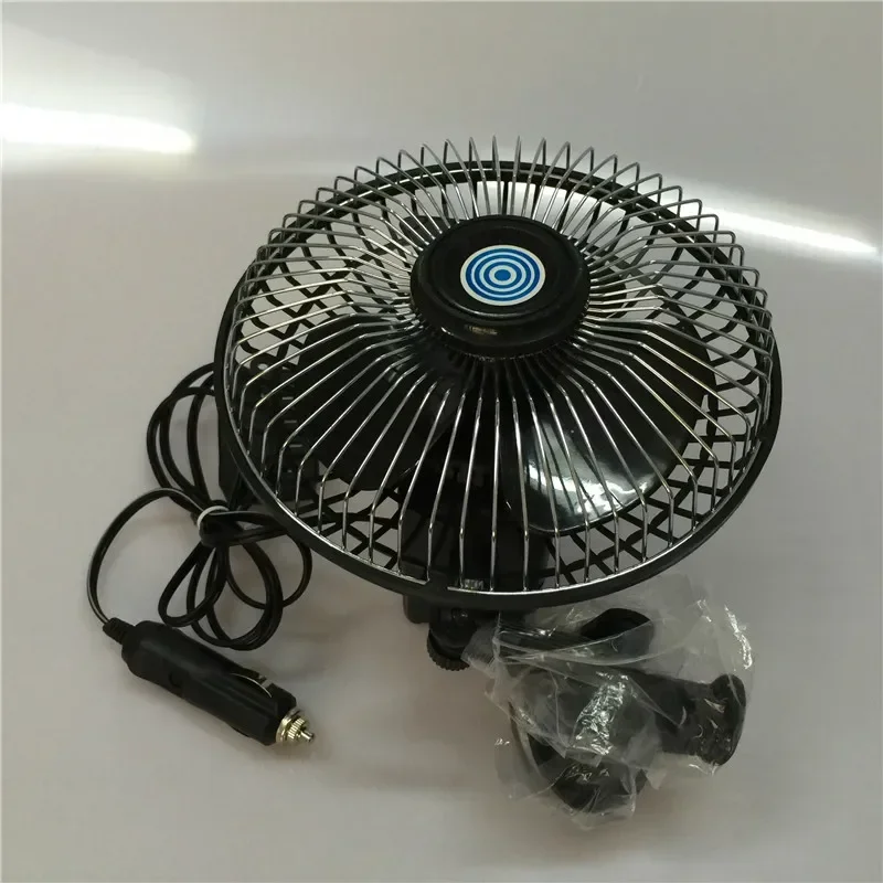 ل مصاصة سيارة مروحة السيارة 6 بوصة 12V24 مروحة السقف البنزين داخل مروحة صغيرة فان سيارة فان شحن مجاني محرك دراجة نارية