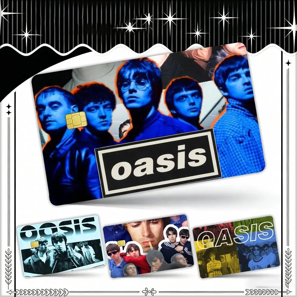 

O-Oasis Band Waterproof Film Skin Cover Credit Card Stickers Debit Front Bank Bus Pass