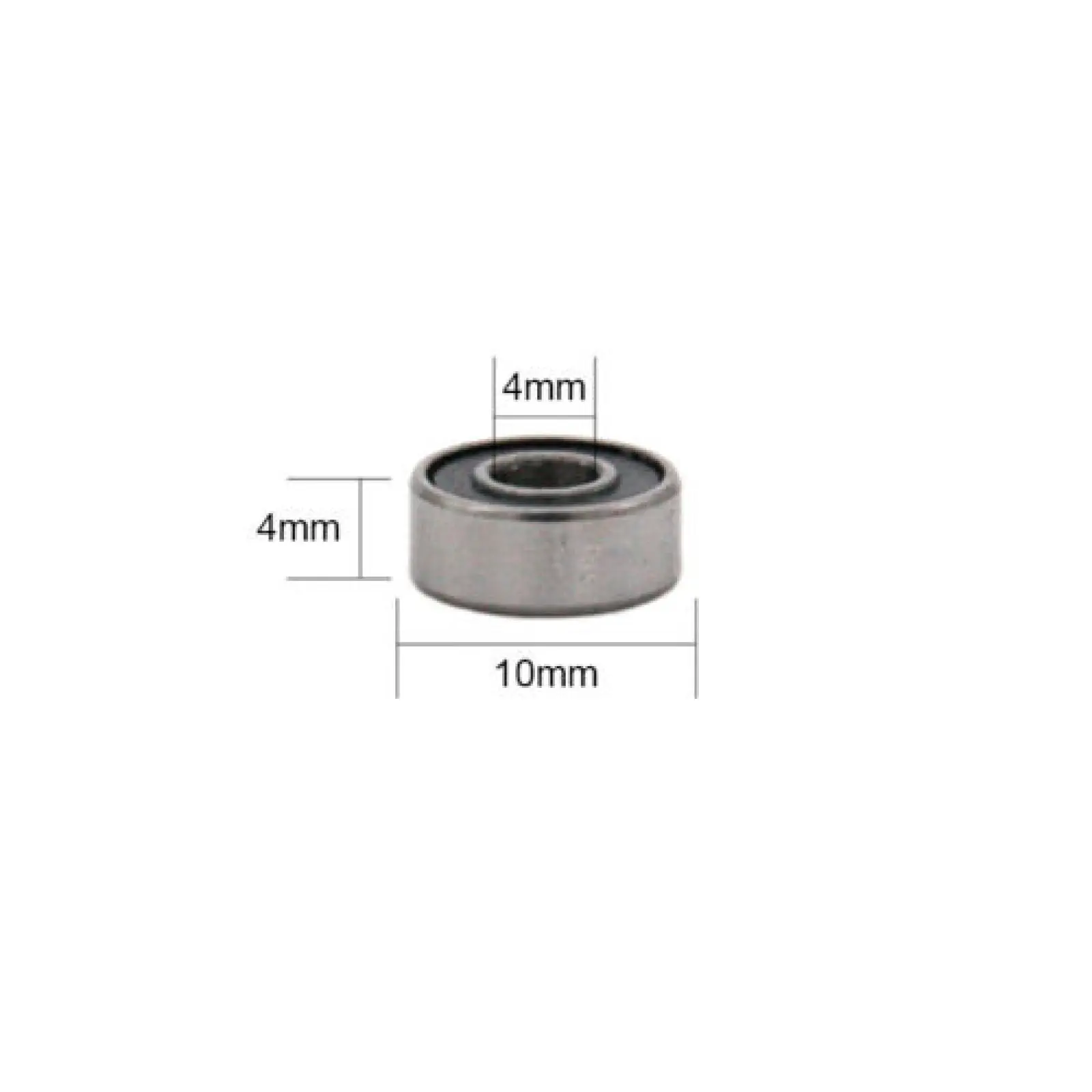 10PCS MR104-2RS Ball Bearings Double Metal Shielded Small Bearings  Minature 4x10x4mm Small Motors Electric Shavers