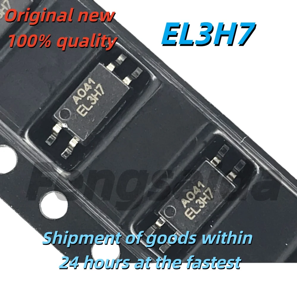 10pcs Brand new original EL3H7, EL3H7A, EL3H7C, EL3H7B, SP-4 surface mount optocoupler screen printing 3H7