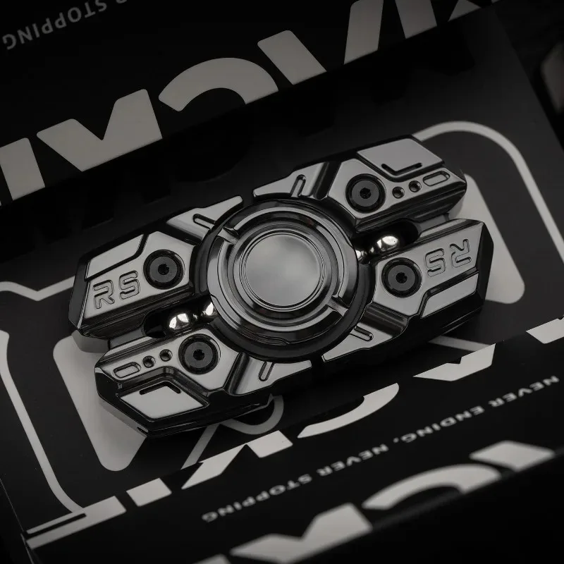 MACKIE EDC Starship 2.0 Open Armor Meccanico in metallo Fidget Spinner Decompressione Giocattolo da tavolo