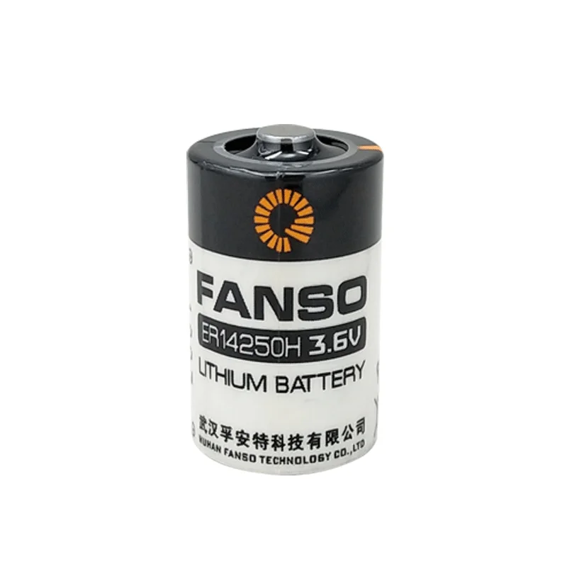 FANSO ER14250H 3.6V 1/2AA Primary Lithium Batteries Used For Probe PLC Programmer NC Machine Tool Positioner Instrument