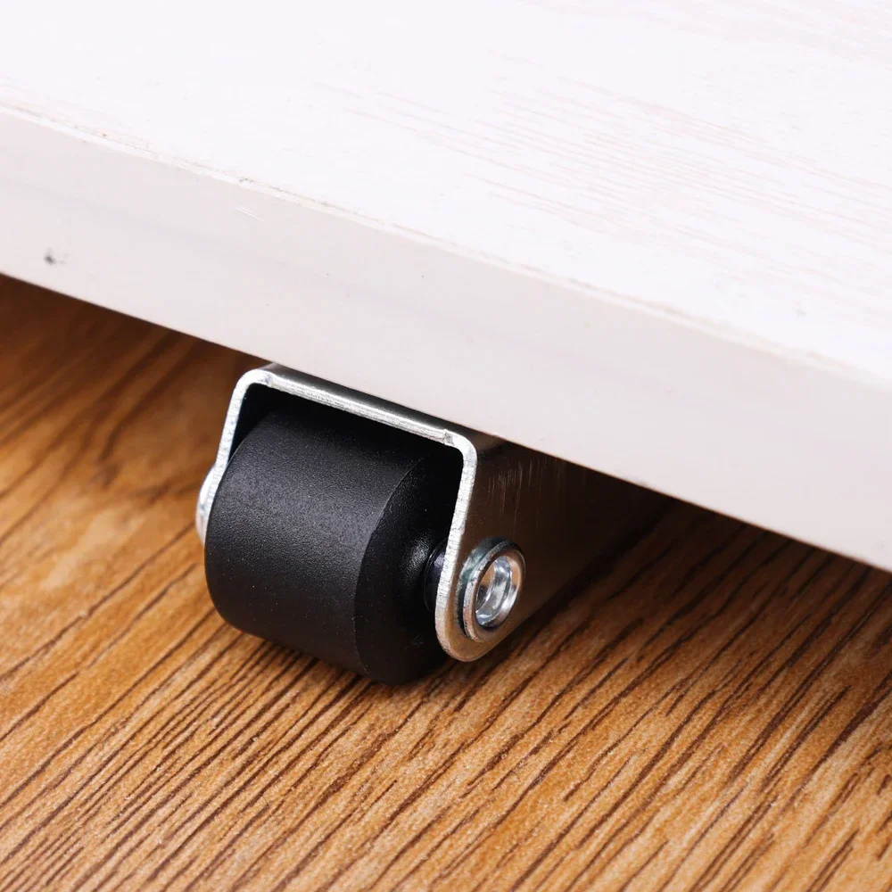 12/1PCS Sliding Door Track Pulley Roller Universal Furniture Caster Wheel Mini Silent Pulley Roller for Table Cabinet Hardware