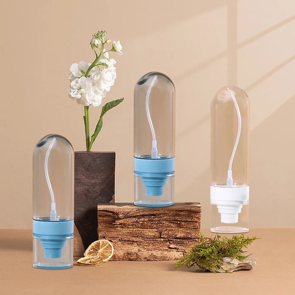 3Pcs Travel Bottles Set Refillable Dispenser Bottles for Lotion Shampoo Toner Makeup Remover Fine Spray Toiletries Containers