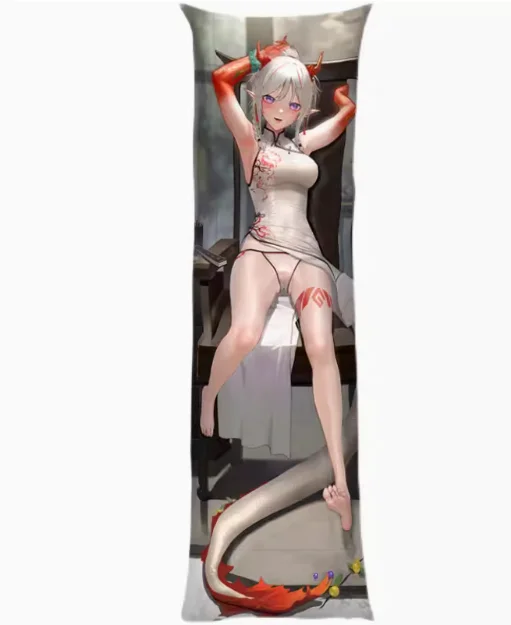 Anime giapponesi Arknights Nian Sexy Dakimakura che abbraccia la federa del cuscino del corpo Otaku cuscino maschile fodera per cuscino biancheria da letto regali CYTM