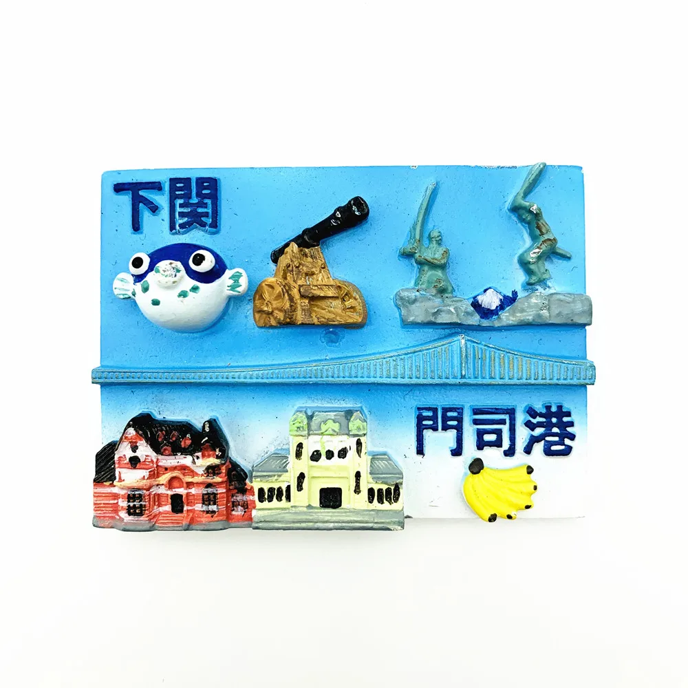 Special offer Japan China And USA 3D Fridge Magnet Tourist Souvenirs Refrigerator Magnetic Decoration Articles Collection
