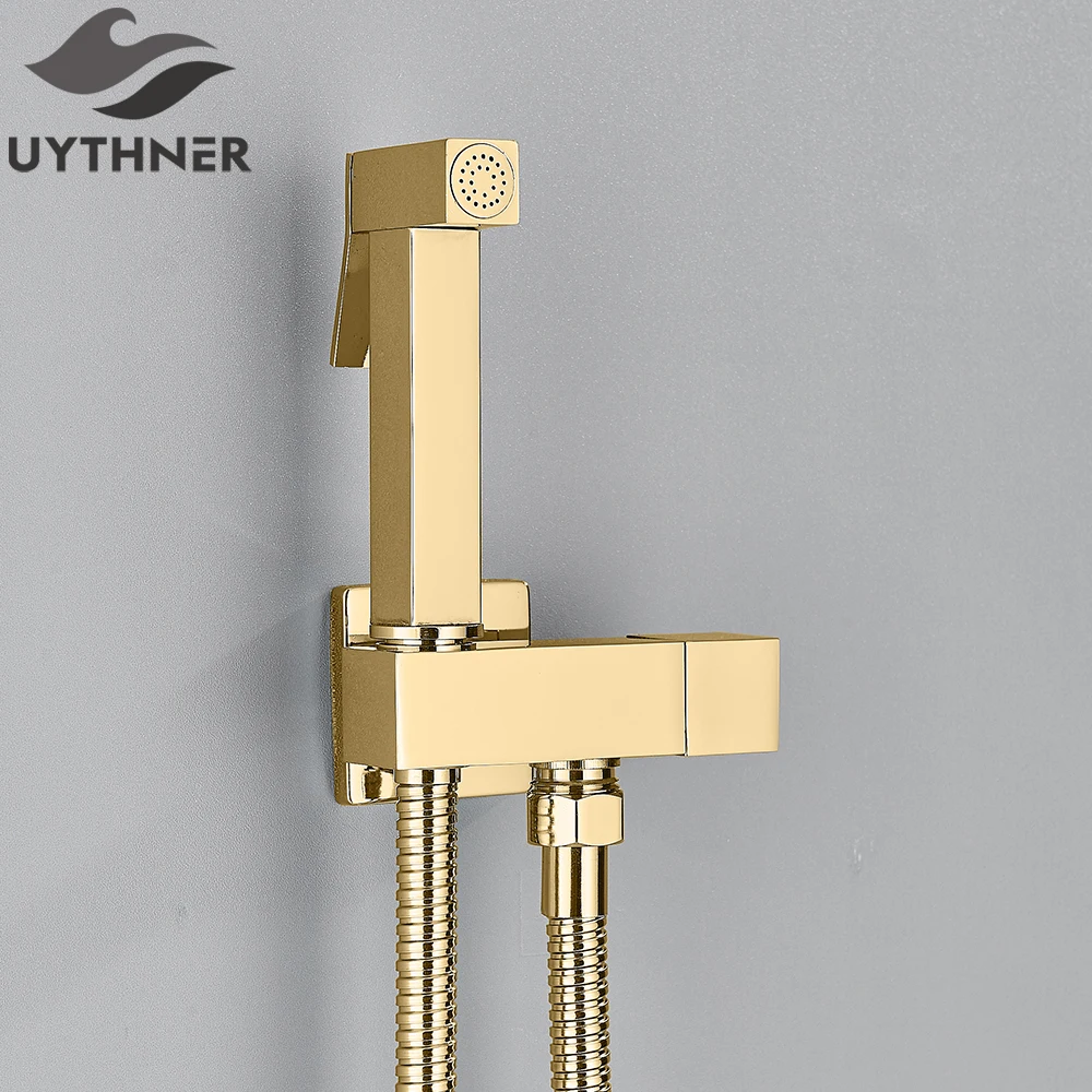 Uythner Badkamer Bidet Kraan Messing Kraan Wasmachine Mixer Enkel Koud Water Douche Sproeier Hoofd Kraan Wc Kranen Wc Handvat Jet
