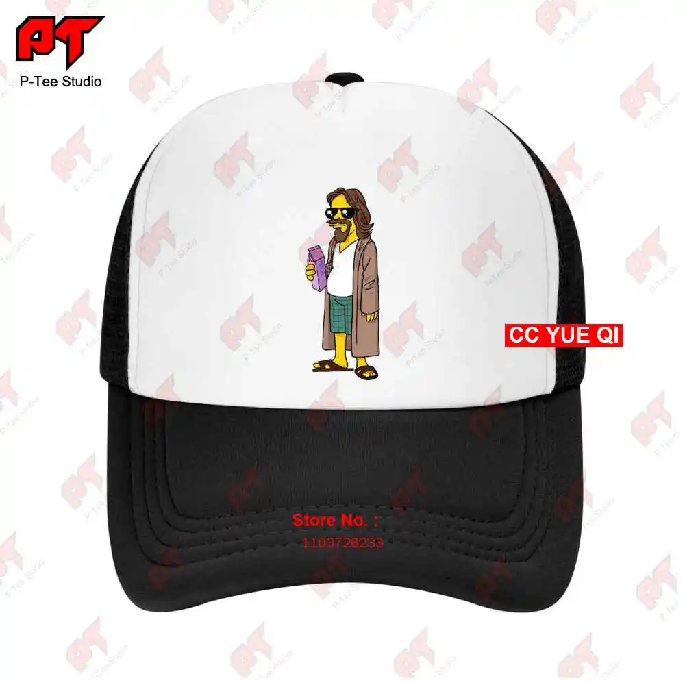 The Big Lebowski The Dude Homer Funny For Jeff Bridges Fans Baseball Caps Truck Cap XQZ2