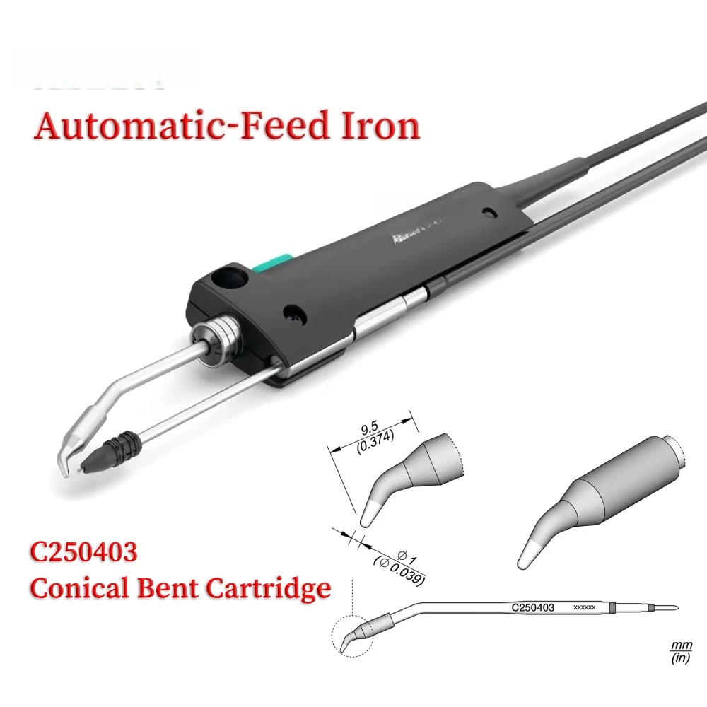 Original Soldering Tools ALE-210VA Tin Automatic-Feed Soldering Iron Station With C250 Tips for High Productivity Processes