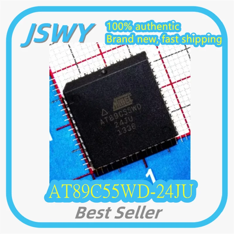 

(5/50 pcs) AT89C55WD-24JU AT89C55 PLCC-44 Microcontroller In Stock Genuine Original Product
