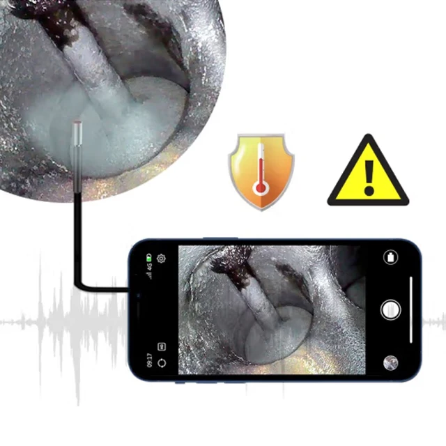 6mm 1MP Industrial Endoscope For Android PC CMOS Borescope Inspection Digital Microscope Camera