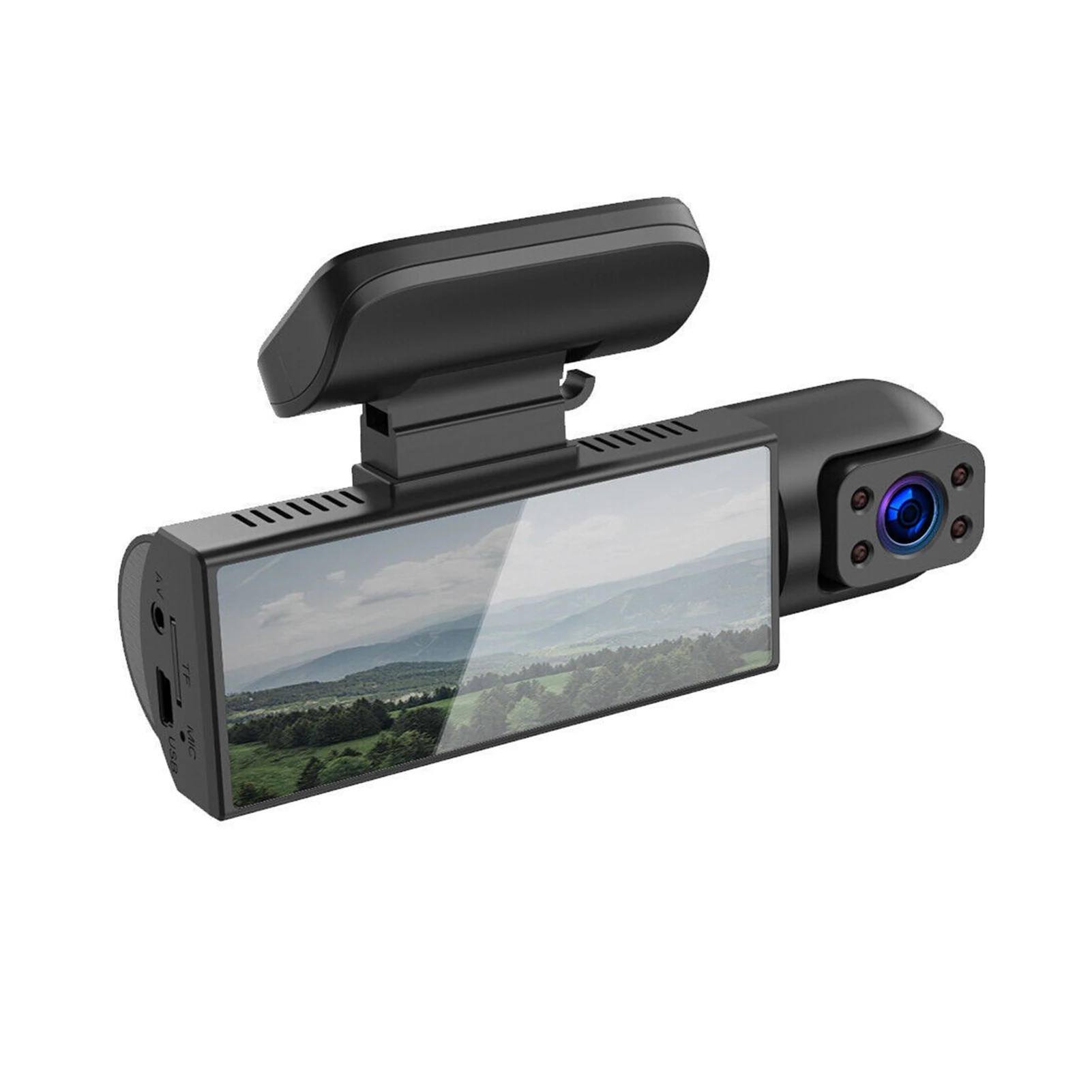 

1080P HD Car DVR With Wide-Angle Lens And Night Visions Detection Car Camera Dash Cam Video Recorder