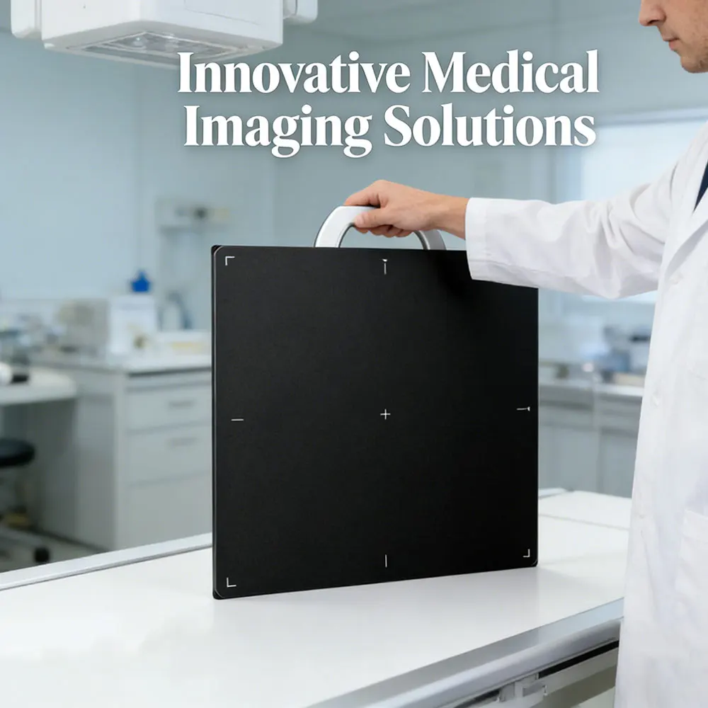 Advanced Medical Imaging Equipment DR X Ray 14*17/17*17 Wireless Flat Panel Detector for Human Used in Hospital Clinic