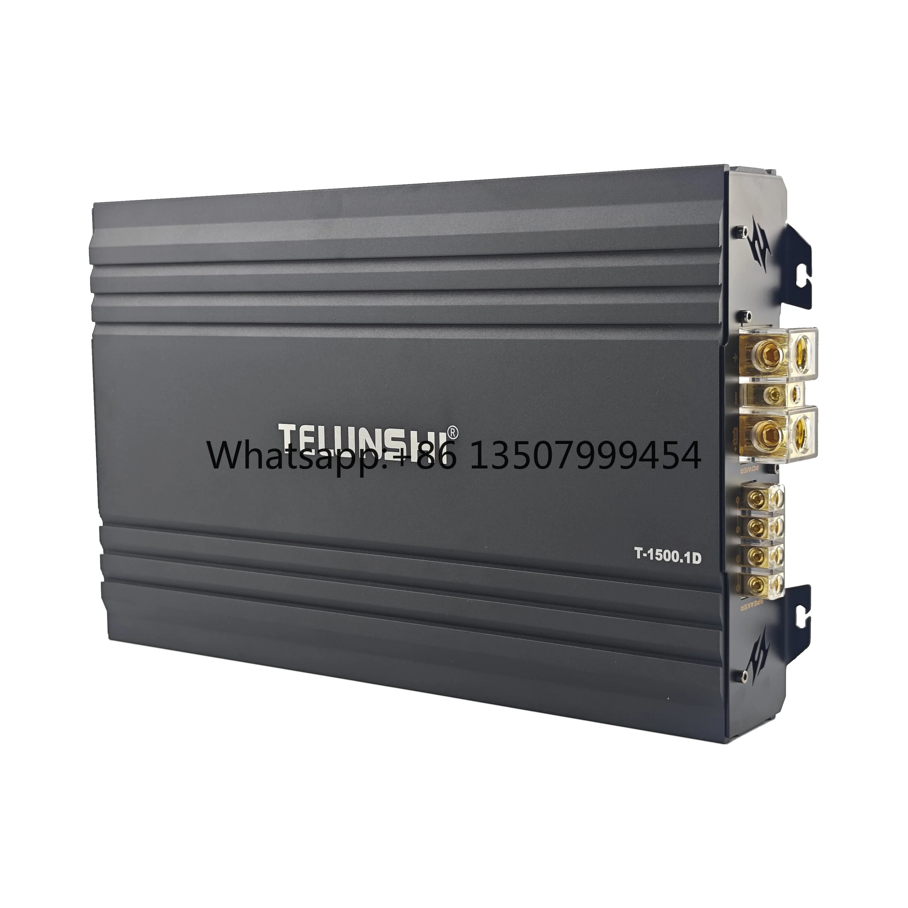 Linkable 1500-Watt Class D Mono Block Amplifier with Crossovers and Bass Knob Sound Korean Subwoofer Mono Amplifier