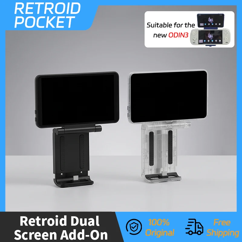 Retroid Dual Screen Add-on Expand 5.5Inch Oled Screen Back Clip Design With TypeC Plug For RP4Pro/RP Mini/RP MiniV2/RP5