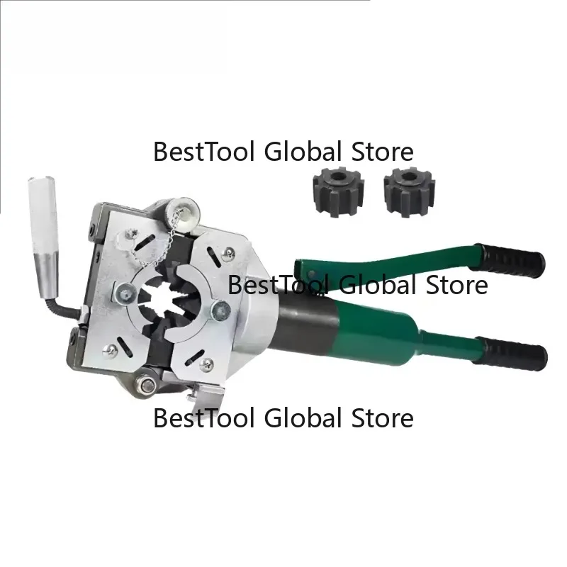 Handheld AC Hose Repair AC.135.1484 P-ble Manual Hydraulic Pipe Press 12 Tons 4 Modes A/C Hose Crimper Kit Hose Crimping Tool