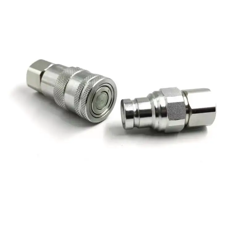 High Quality BSP Female Thread Flat Face Hydraulic Quick Release Fitting for Excavator Breaker Hammer