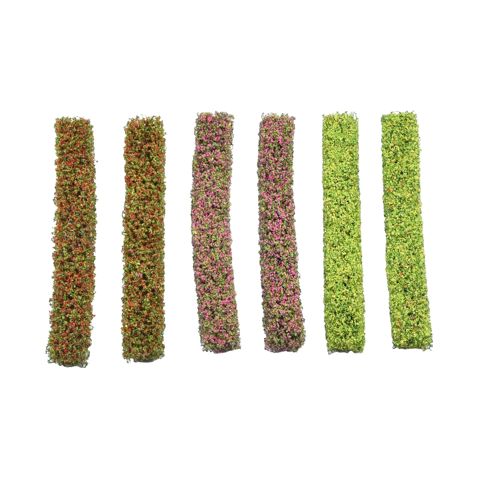 Miniature Shrub Strips for Building Models Static Shrub Vegetation Model for Dioramas and Landscape Decorations