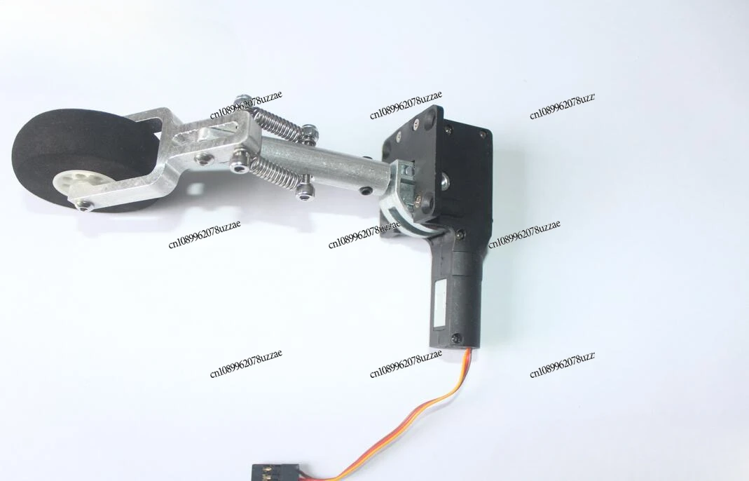 Remote Control Aircraft Accessories 130-160mm Double Spring Single Wheel Kneeling Shock Absorption, Retractable Landing Gear