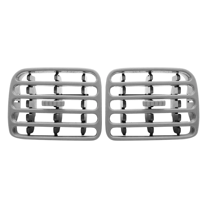 2PCS Car Interior Center Console Air Vent Air Jet Intake Grille For Renault Clio II 1998-2001 THALIA I 2001-2006