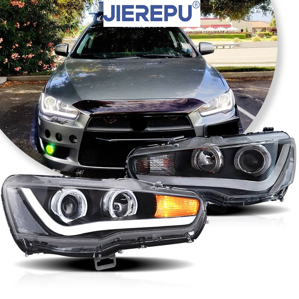 

1 пара светодиодных фар указателя поворота 2008-2017 для MITSUBSHI LANCER, светодиодные фары в сборе