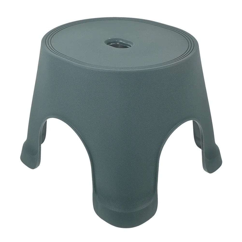 مقعد صغير مصنوع من مادة البولي بروبيلين، تصميم غير قابل للانزلاق، دش ثابت، تدريب على المرحاض، مدمج لطيف، حمام مكتب منزلي