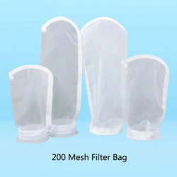 5pcs Super Fine Aquarium Filter Bag with Frame Washable Reusable Mesh Foam Carpet Sock Bag for Fish Marine Filtration System