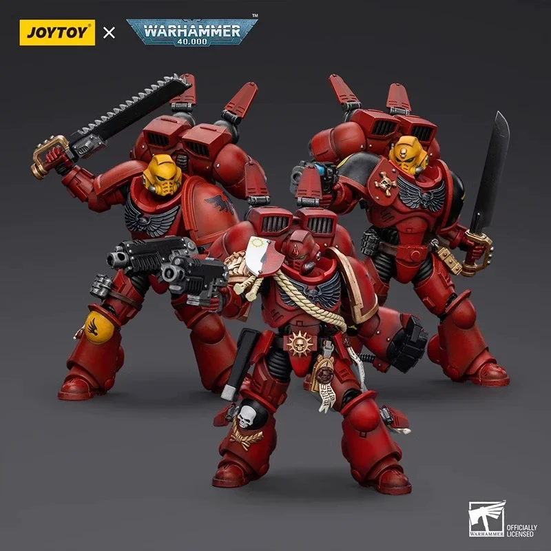 JOYTOY Warhammer 40K 1/18 Action Figure Ultramarines Blood Angels Commander Dante Jump Pack Collection Ornaments Toys Model Gift