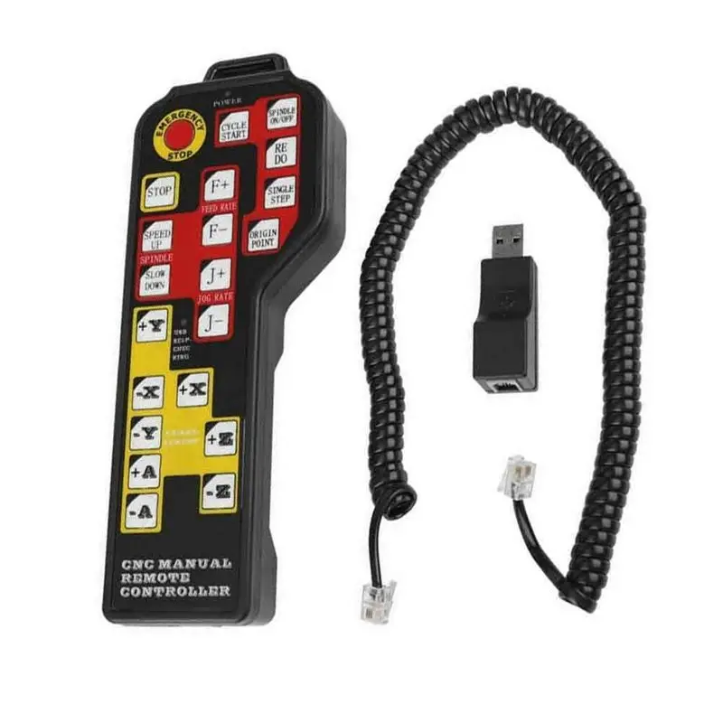 CNC For 4 Axis Manual Remote Control USB Pendant Encoder For Mach3 ONLY JOG Functionality-[Toolmr A83]