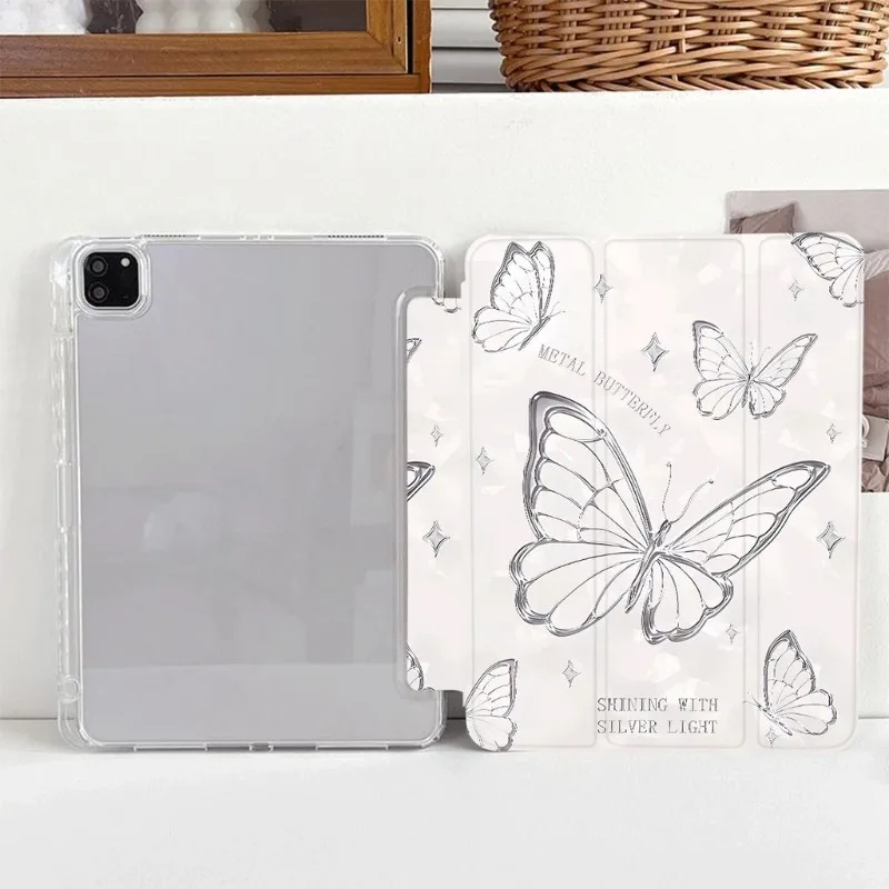 

Чехол Funda Аксессуары для Ipad 10-го поколения Чехол 10,2 9-го 8-го 7-го iPad 2017 10,5 дюймов Air 2/3 10,5 Air 5-й 4-й бабочка
