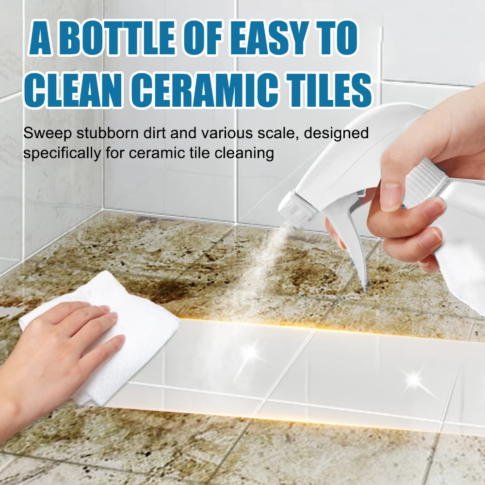 Tile Cleaning Multipurpose Cleaning Tiles Wall Natural Eco-friendly Marble Cleaning Spray Cleaner for Ceramic Tile and Flooring