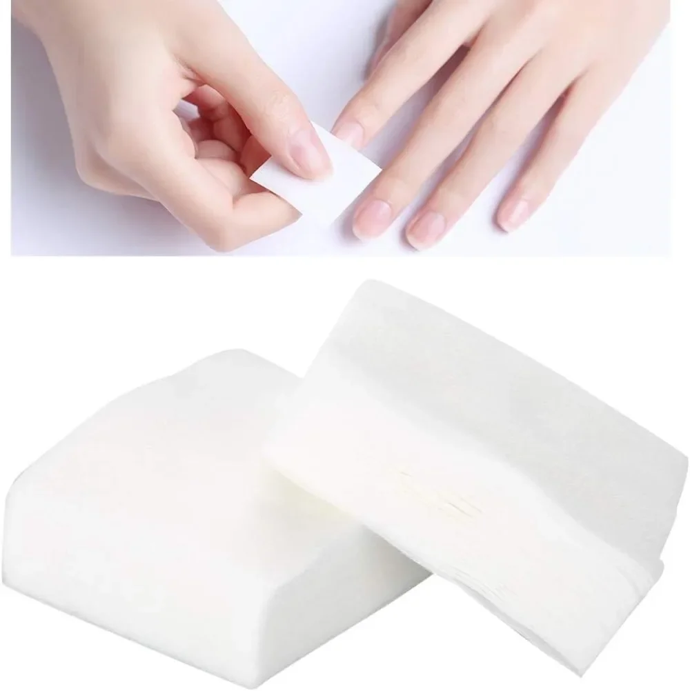 1200 ชิ้นบาง/Pearl Disposable Tattoo ทําความสะอาดผ้าฝ้าย Microblading อุปกรณ์นุ่มแต่งหน้า Remover ทําความสะอาดผ้าฝ้าย