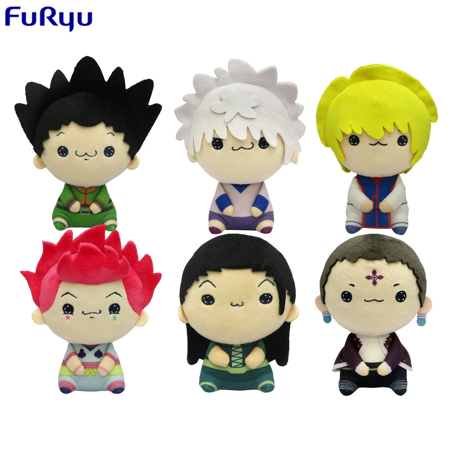 

Оригинальная плюшевая игрушка Furyu Hunter X Hunter Mochipico: Гон, Килуа, Курапика, Хисока, аниме, 15 см, коллекционная мягкая игрушка, подарок