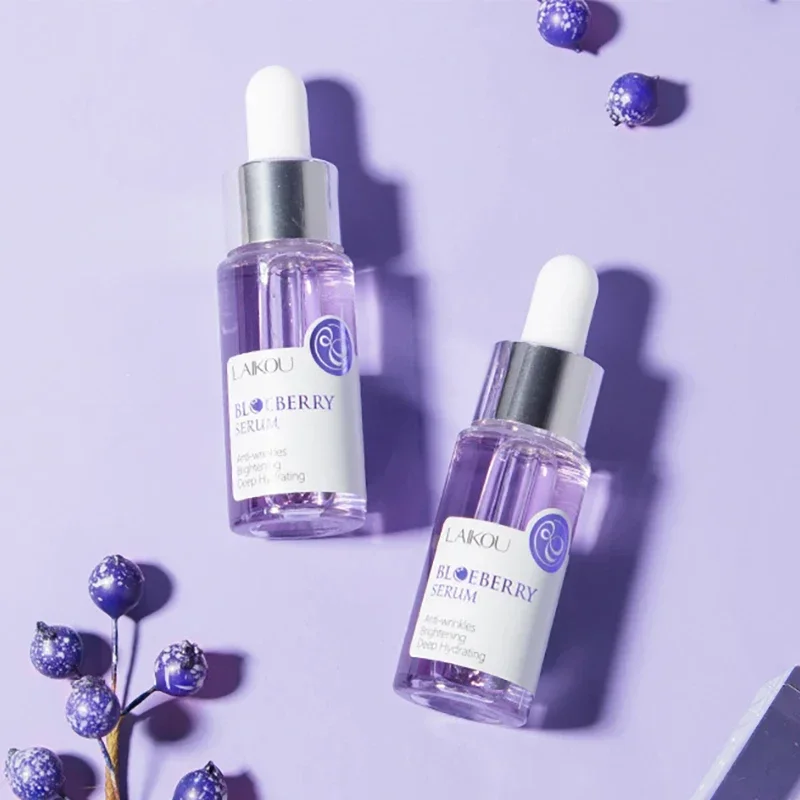 

Blueberry Brighting Skin Face Essence Serum Anti Wrinkle Face Serum Shrink Pores Anti-Aging Moisturizing Dry Skin Care 17ml