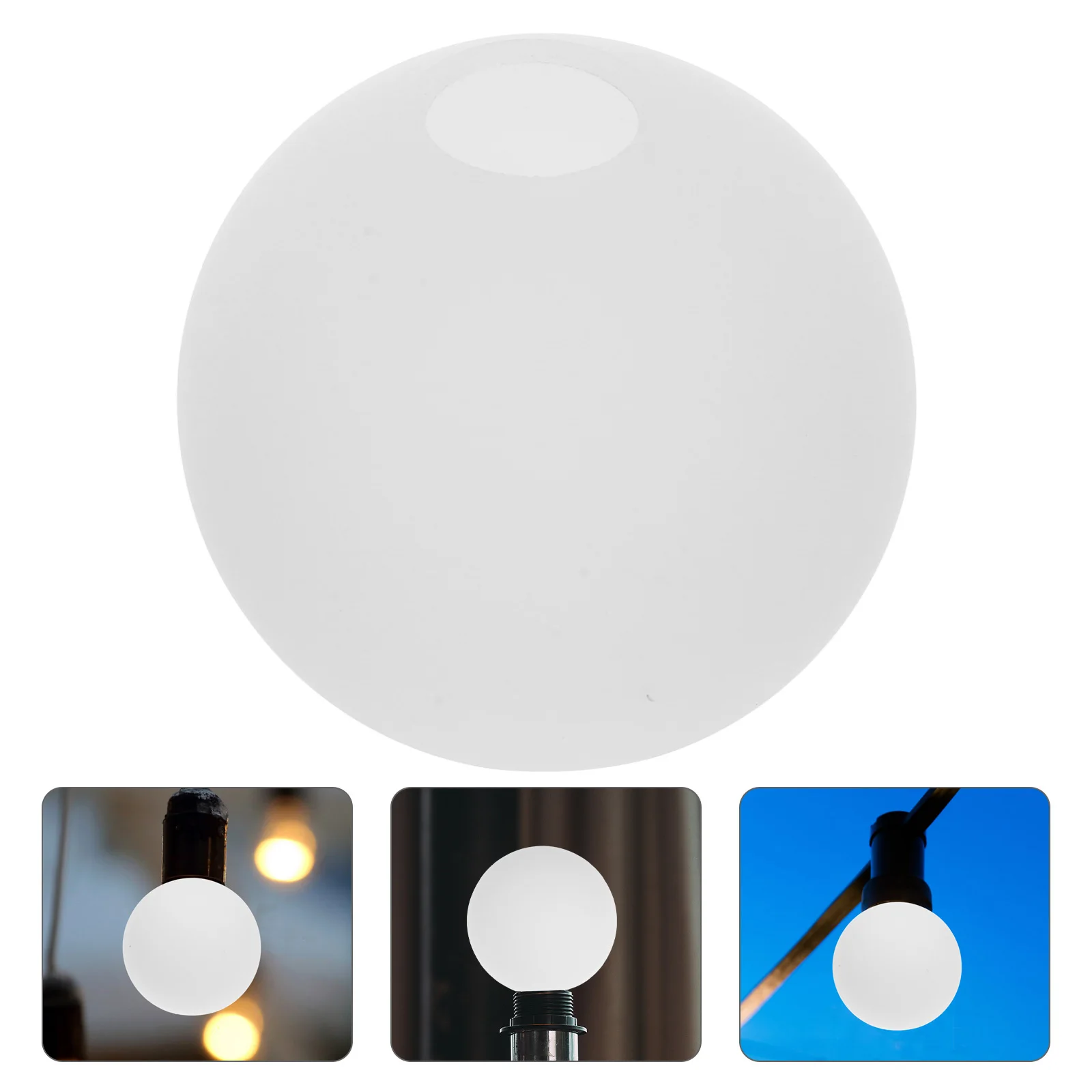 

Glass Globe Pendant Light Shade Frosted Sphere Glass Shade Easy to Clean Replacement Lampshade for Home Lighting