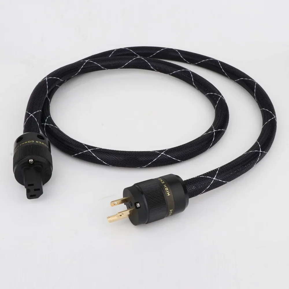 OEM Audio X DIY SAOF8N 5N Copper SCHUKO Power Cable EUR power plug hifi power cord cable for DVD CD AMP