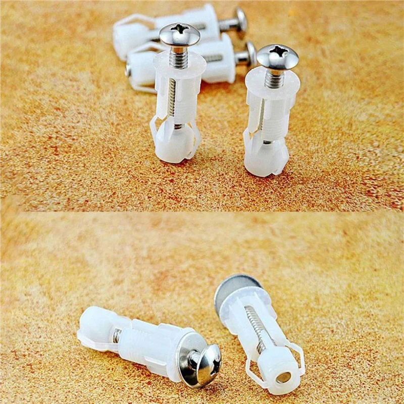 

ABZC-8Pcs Винты для сиденья крышки унитаза с верхней фиксацией, гайка для крепления поддона, комплект для крепления глухих отверстий для унитаза, петли для унитаза