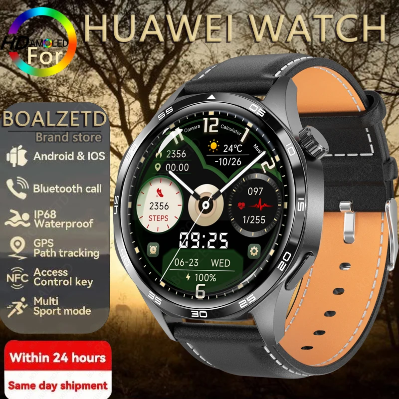 2024 New For HUAWEI Watch GT5 Pro Sports Smart Bracelet Men NFC GPS Trackr Compass 1.53