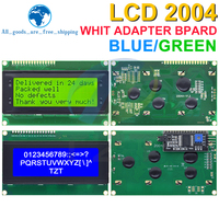 TZT LCD2004+I2C 2004 20x4 2004A Blue/Green screen HD44780 Character LCD /w IIC/I2C Serial Interface Adapter Module For Arduino