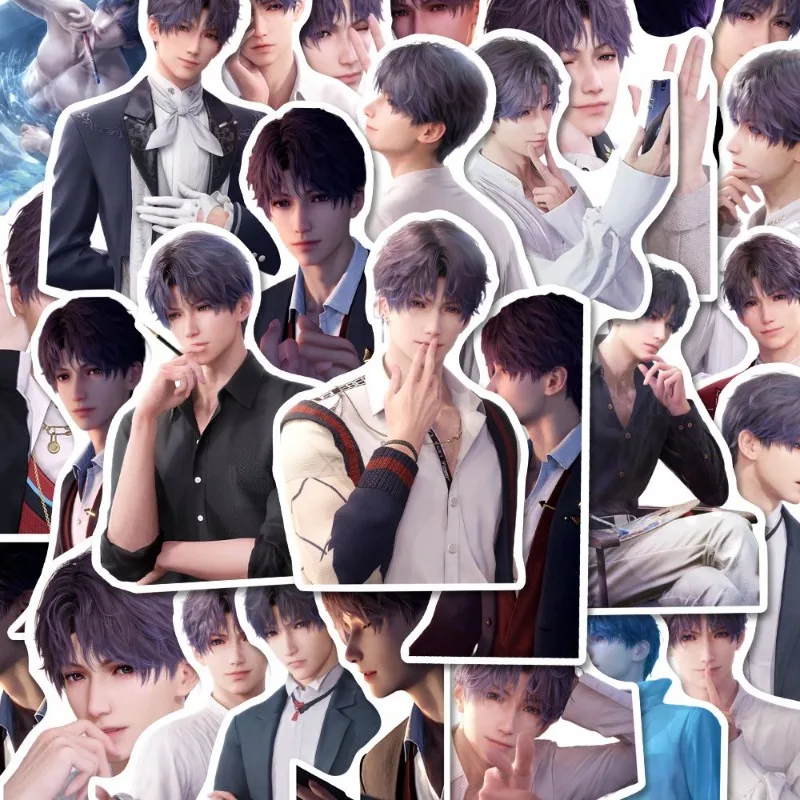 

Love and Deepspace Anime Game Stickers Rafayel Scrapbooking Sticker for Children Cute Stationery Kids Friends Gift for Fans Cos
