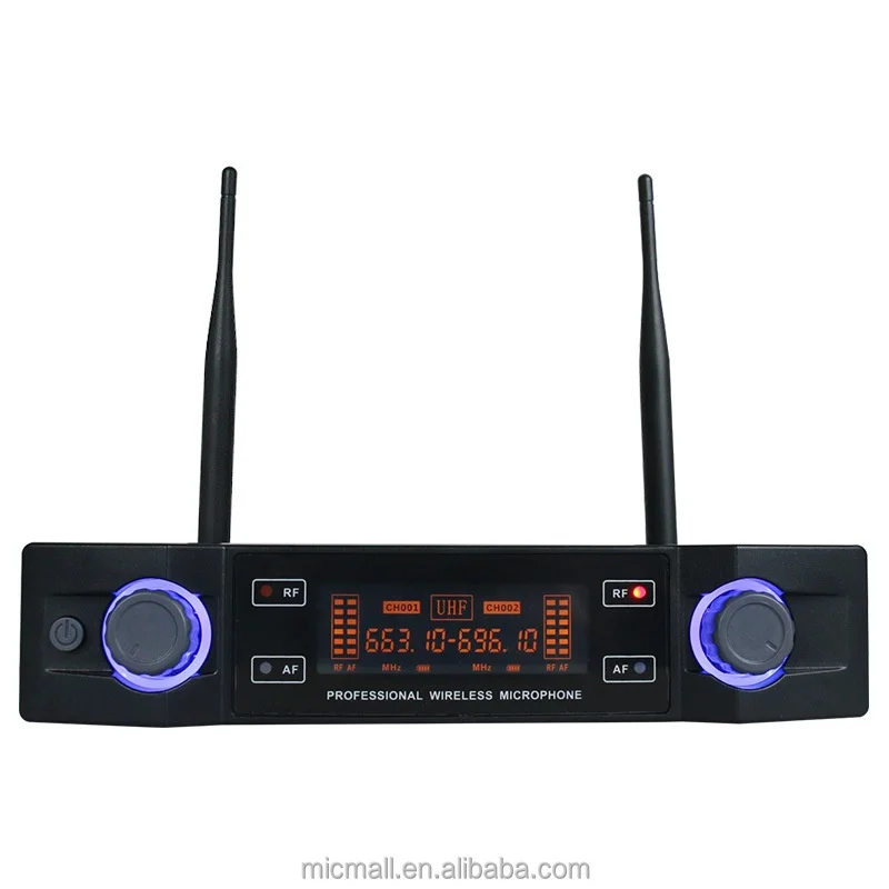 2026 Stage Home Karaoke Universal Wireless Microphone One To Two UHF Microphone With Receiver