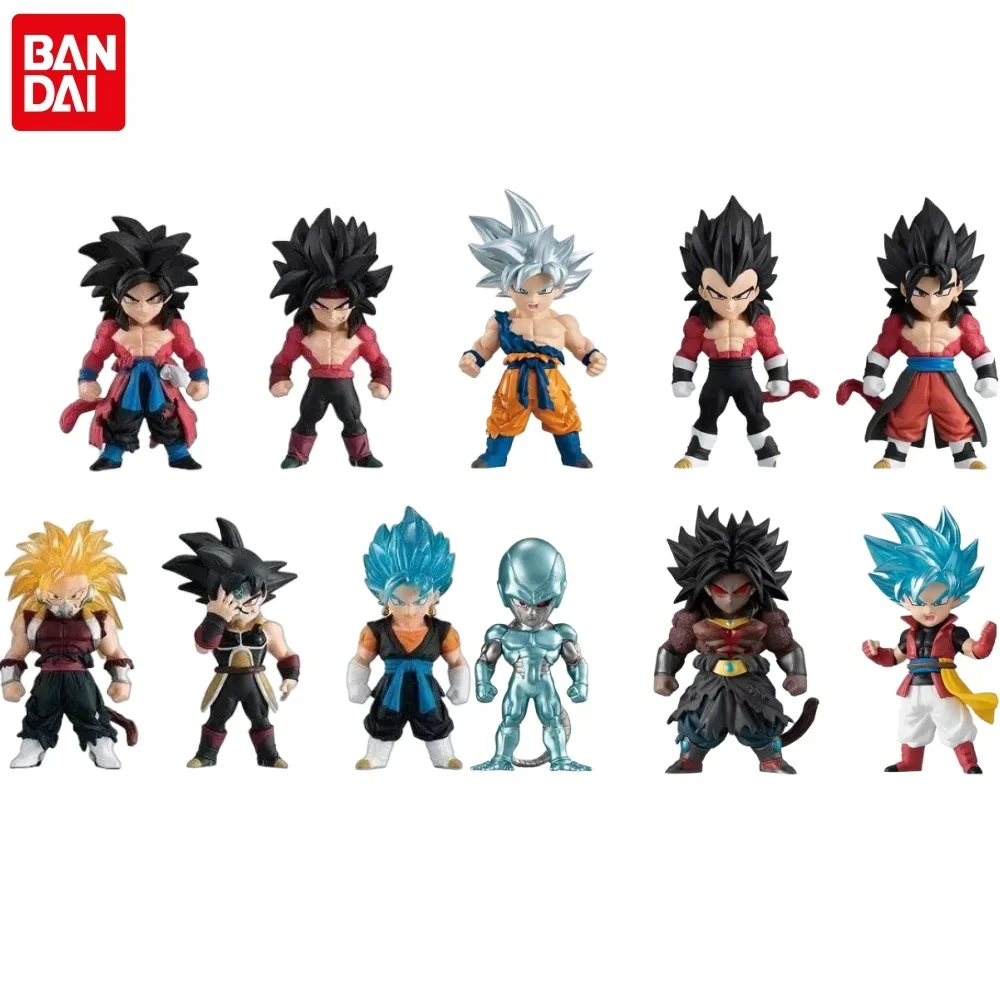 Bandai Anime Gashapon Dragon Ball Adverge Superhero 1 2 Cooler Burdock Vegetto Goku Vegeta Cooler Beat Box Egg Figures Toy Gifts