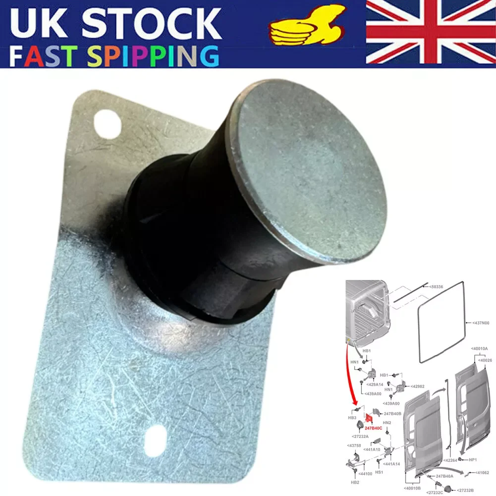 Car Rear Door Stop Retainer Magnet Cover Rh Or Lh For Ford Transit Mk8 2013 Onwards Exterior Accessories