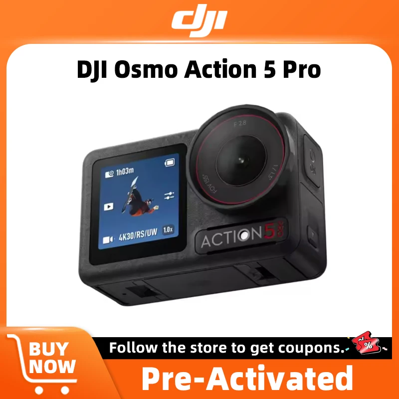 DJI Osmo Action 5 Pro, Cámara de Acción con Calidad de Imagen Revolucionaria, Disponible en Stock
