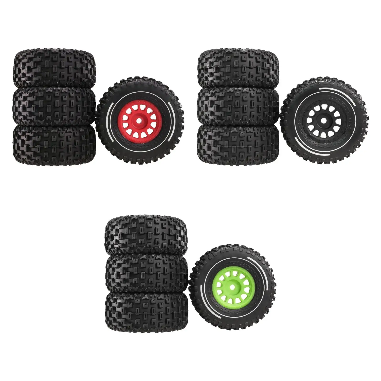 Ban mobil RC, 4 buah, aksesori yang mudah digunakan, pengganti praktis