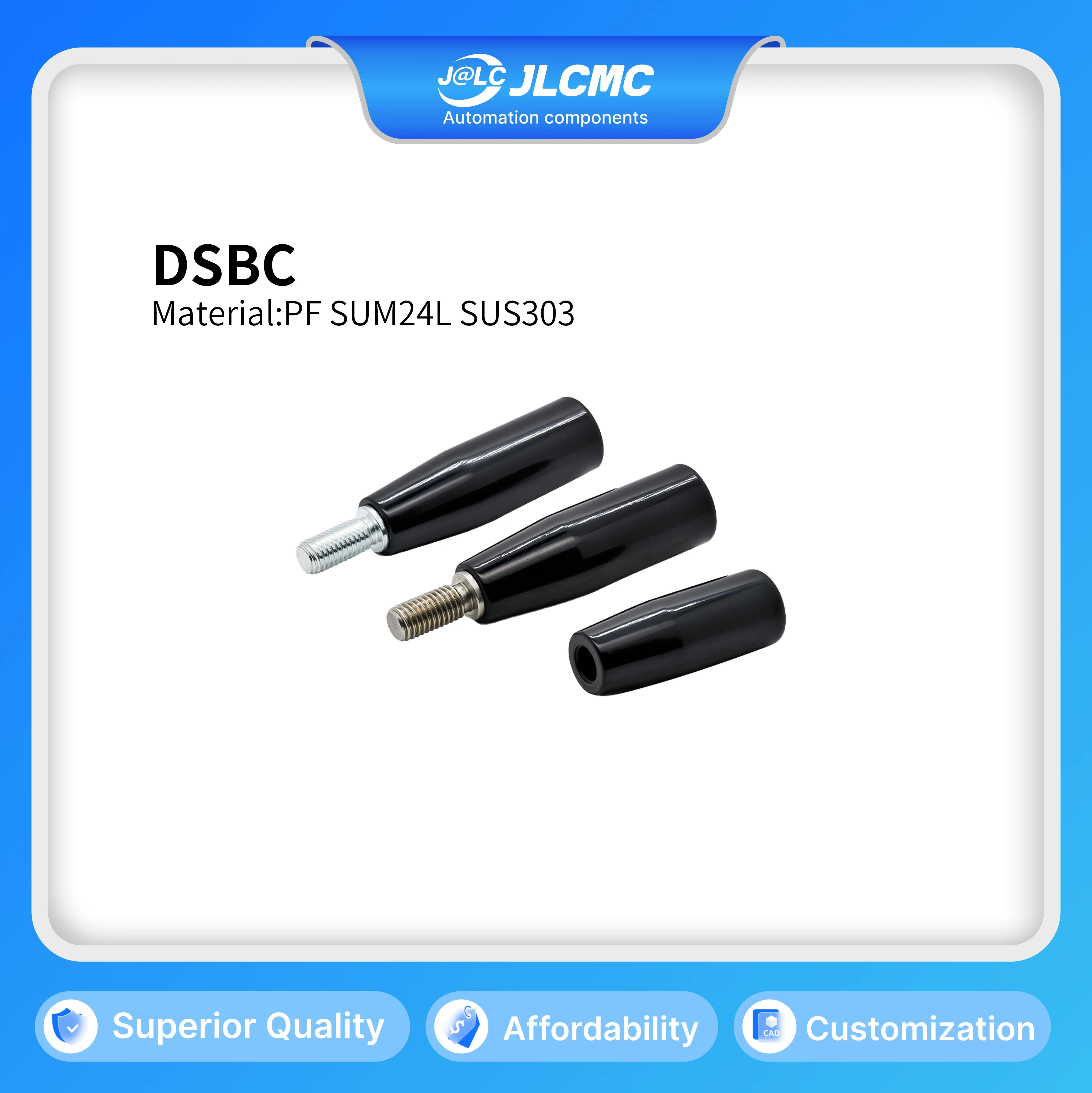 1 pc PF Fixed Machine Handle Series External / Internal Thread Wrench Slot Straight Rod Galvanized Mounting Part M6 M8 M10 M12