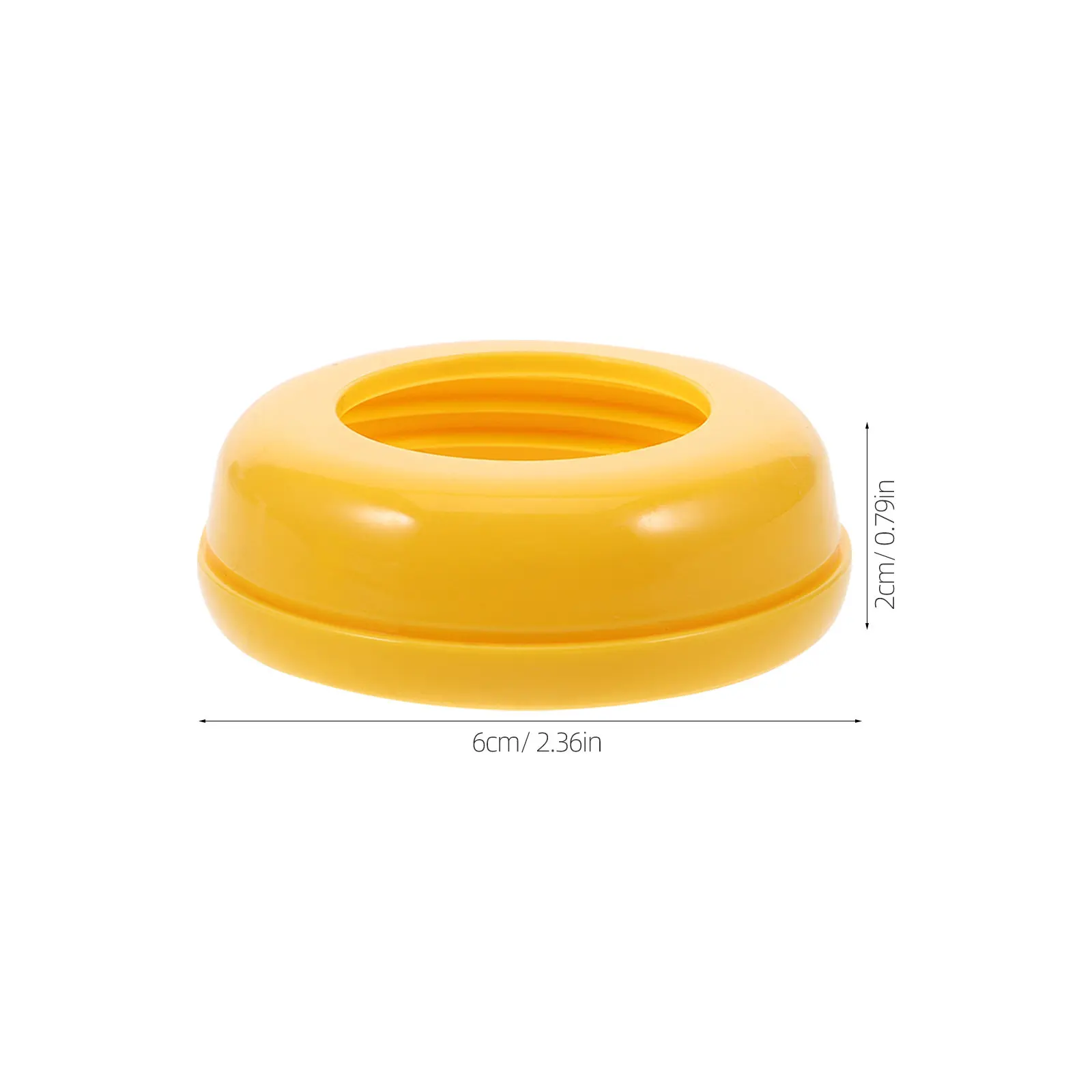 6Pcs Leakproof Wide Bottle Ring Collars Replacement Plastic Screw Adapter Infant Feeding Supplies Dome Lid Dustproof